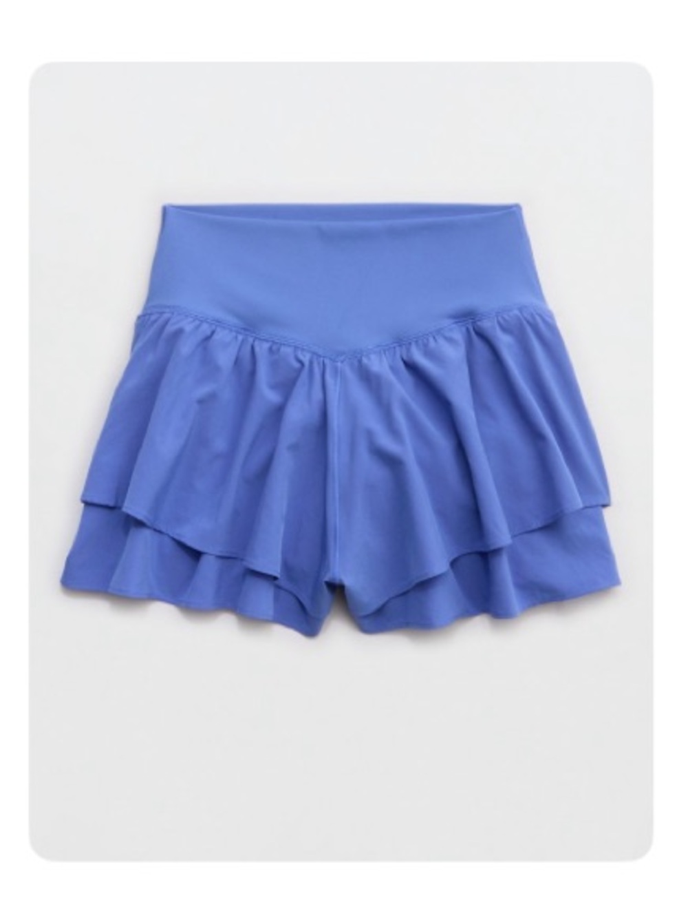 Aerie Real Me Flirty Tiered Short